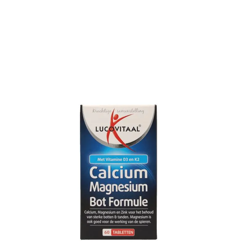 Lucovitaal Calcium magnesium botformule 60 tabletten