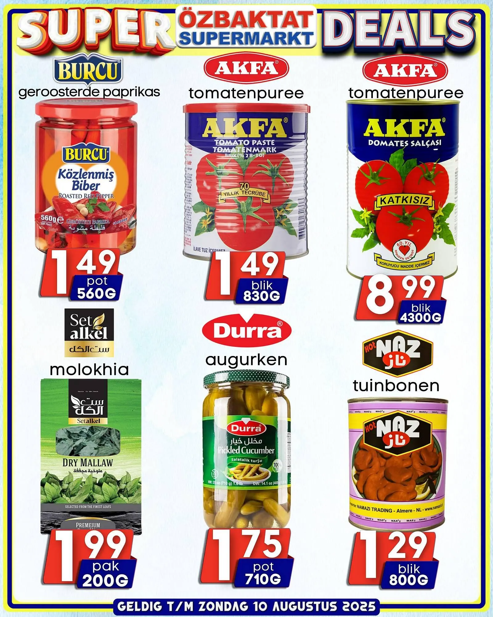 Özbaktat Supermarkt folder van 24 juni tot 10 augustus 2025 - Folder pagina 14