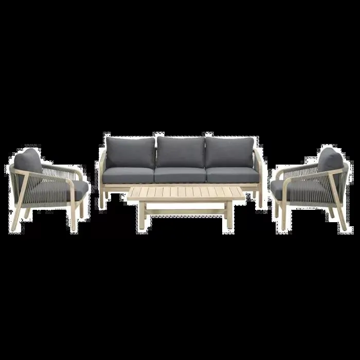 Alora loungeset 4-delig - mystic grey