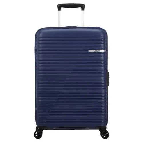 American Tourister Harde Koffer / Trolley / Reiskoffer 67 cm (Medium) Liftoff Blauw