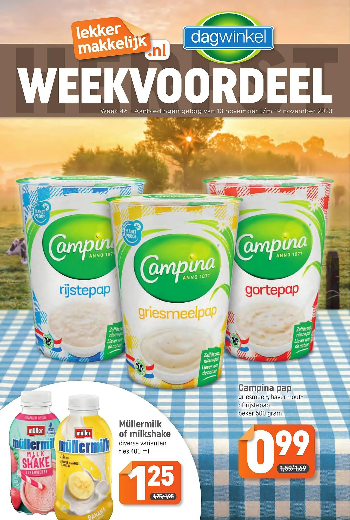 Dagwinkel folder van 13 november tot 19 november 2023 - Folder pagina 1