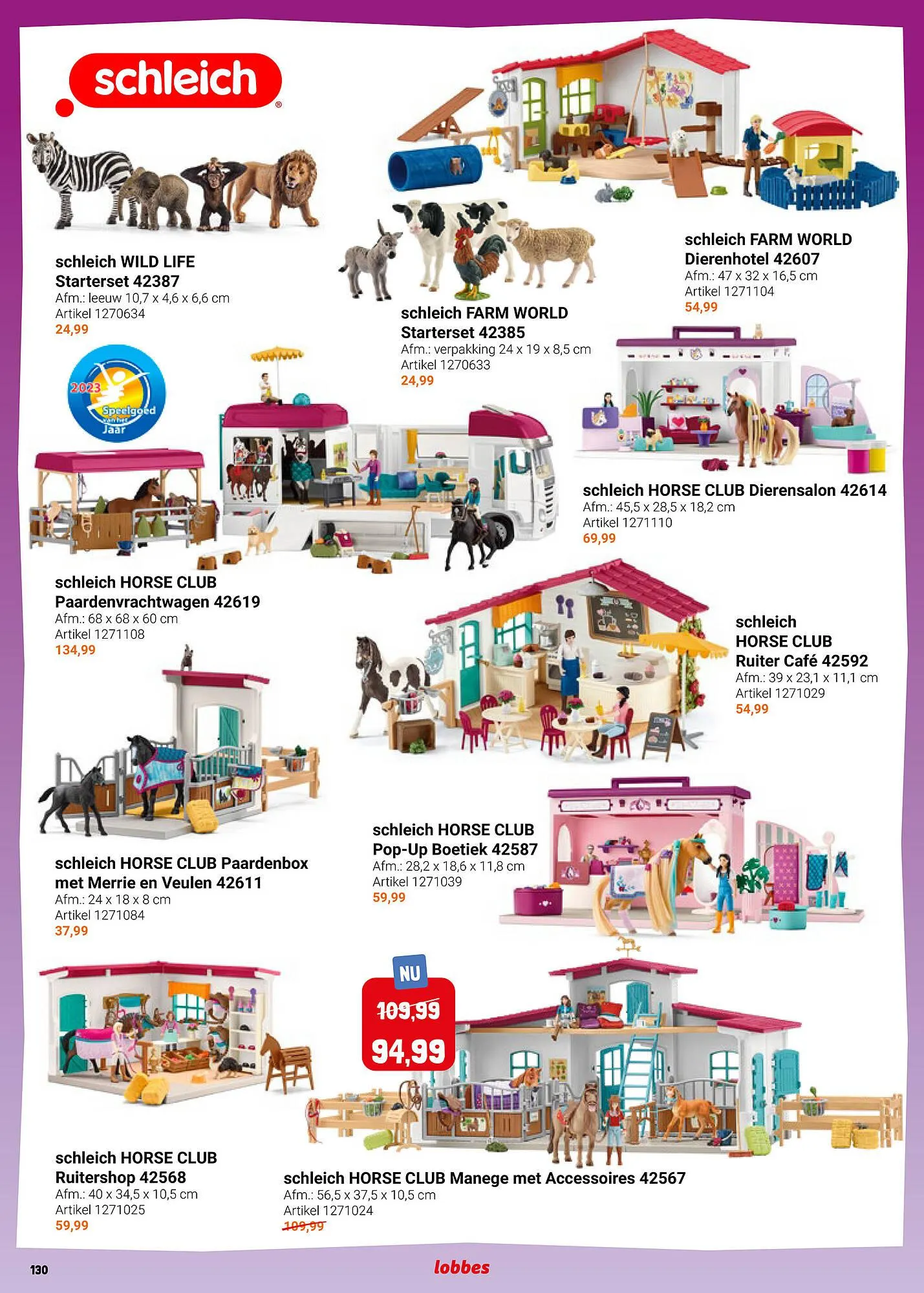 Lobbes folder van 17 september tot 31 december 2023 - Folder pagina 132