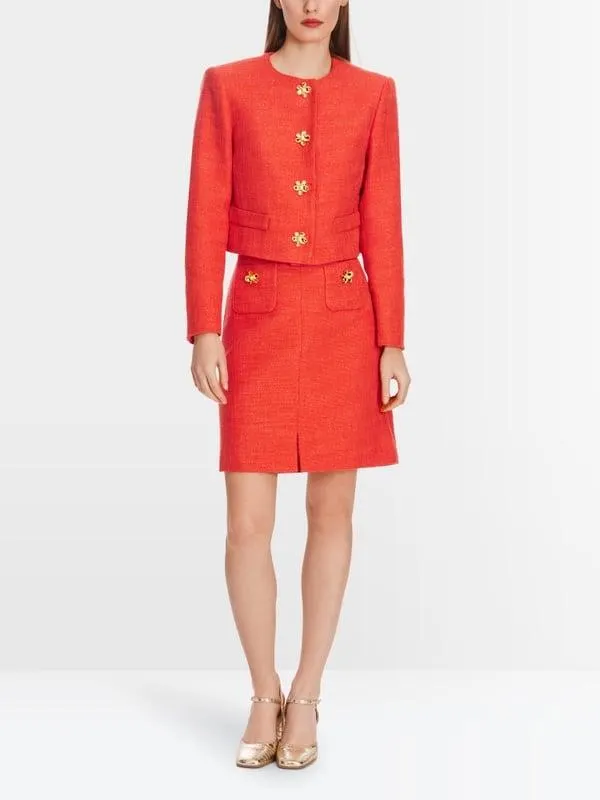 Vrouwelijke minirok met lurex