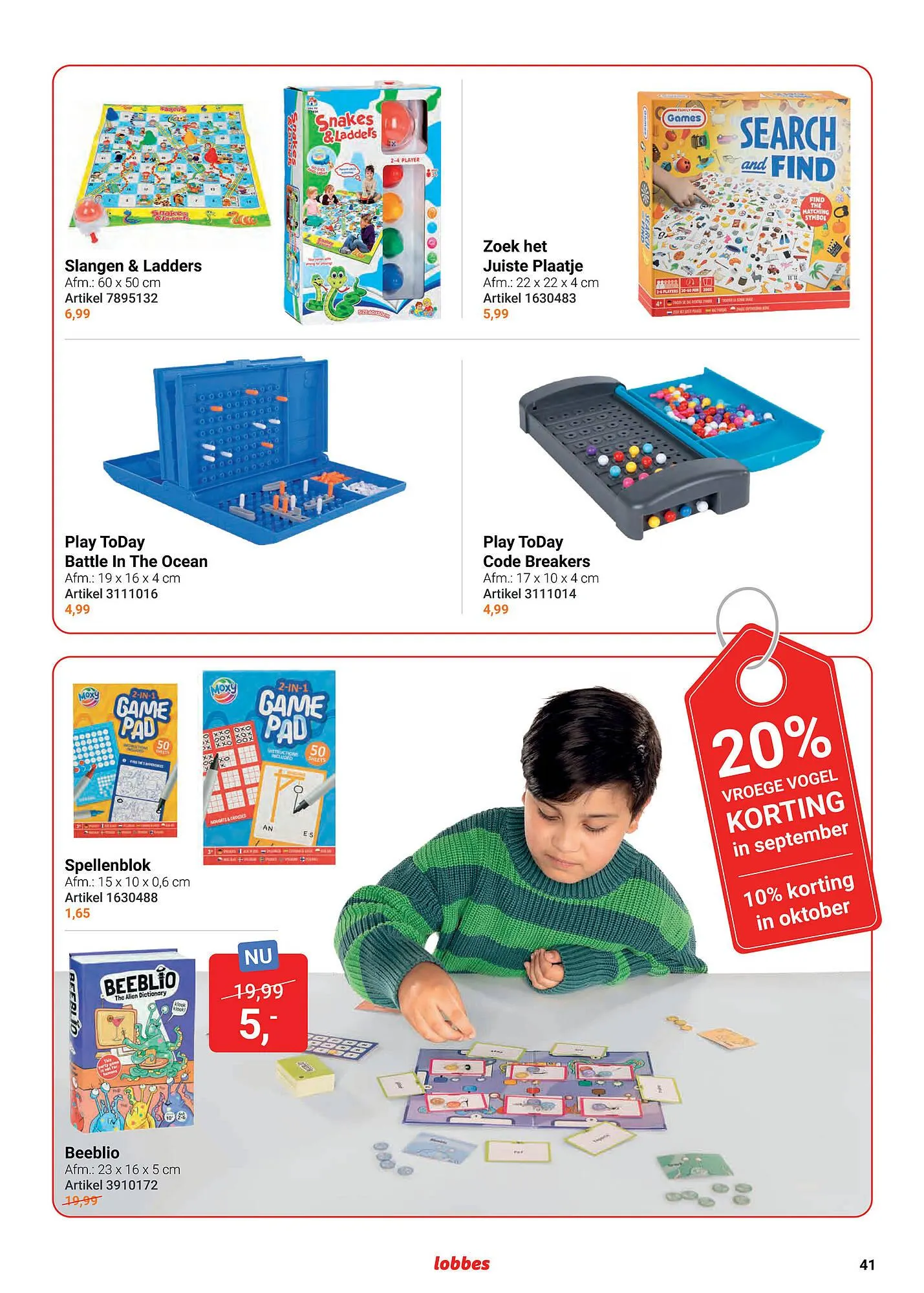 Lobbes folder van 5 september tot 5 december 2025 - Folder pagina 43