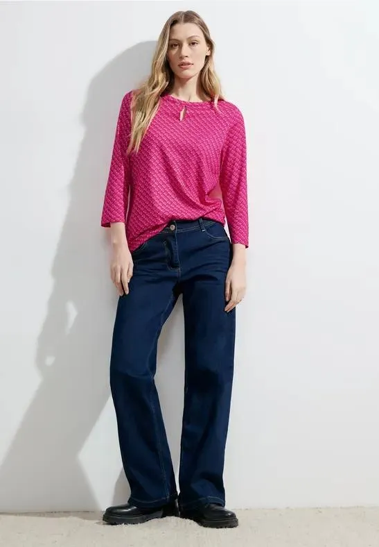 Shirt met stippenprint