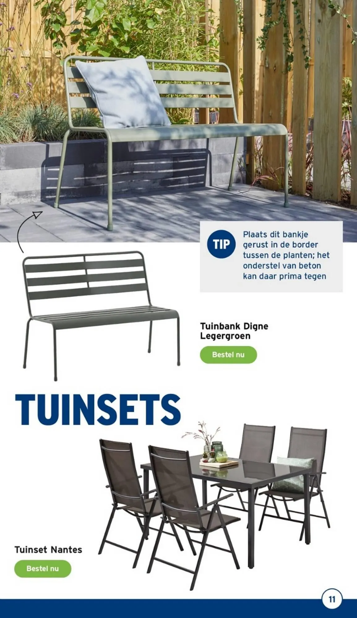 GAMMA tuinmagazine meubels van 7 mei tot 31 juli 2023 - Folder pagina 11