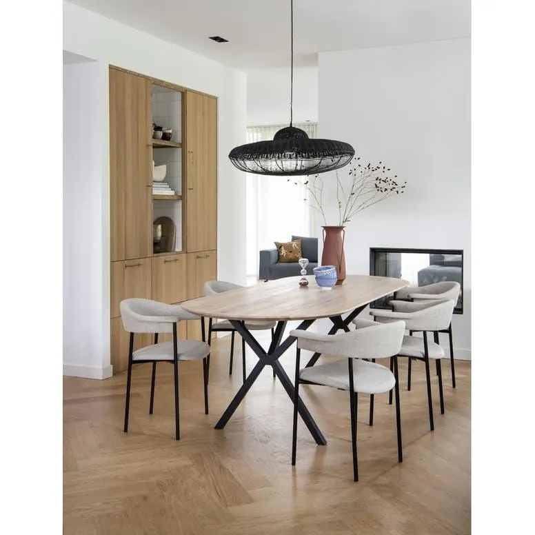 Eettafel - Casco 240 x 100 x 77 cm - Naturel