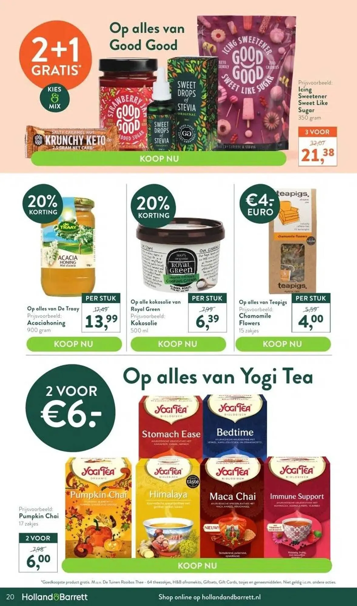 Holland & Barrett folder van 30 oktober tot 26 november 2023 - Folder pagina 20