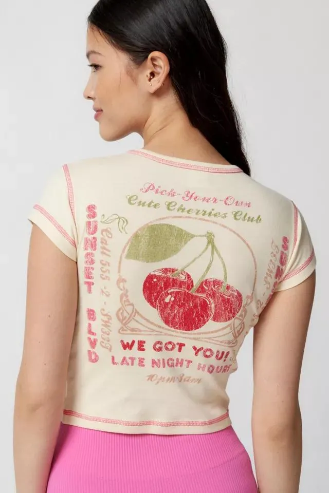 Cute Cherries Club Baby Tee