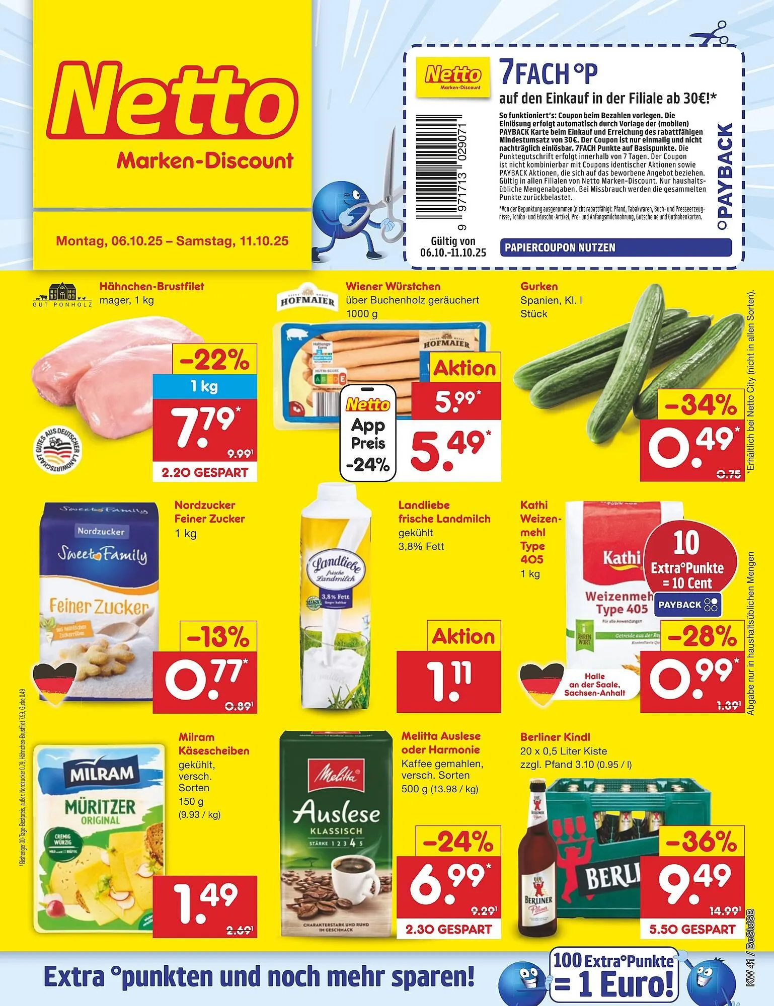 Netto Marken-Discount DE folder van 6 oktober tot 11 oktober 2025 - Folder pagina 1