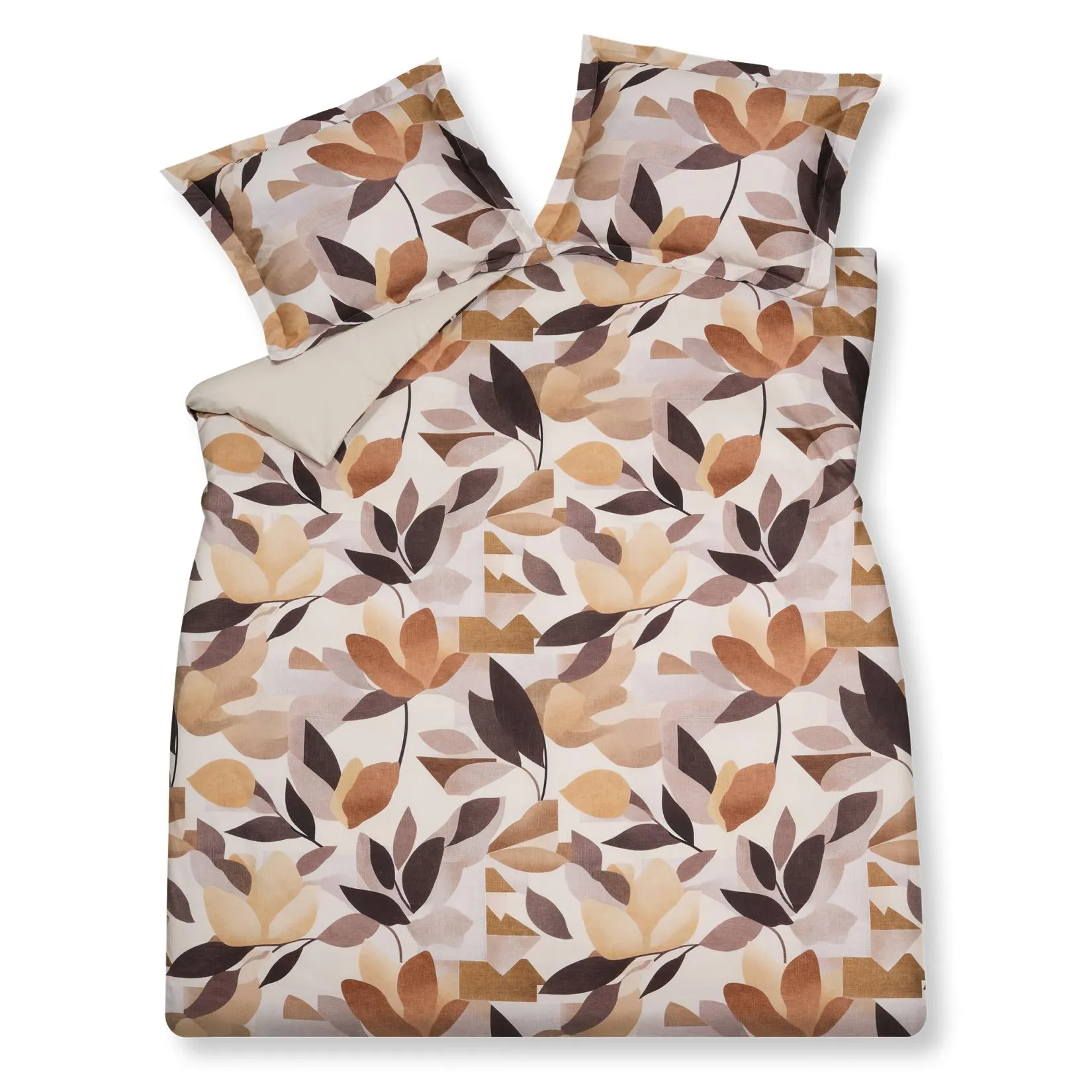 AUTUMN FERN dekbedovertrekset | taupe