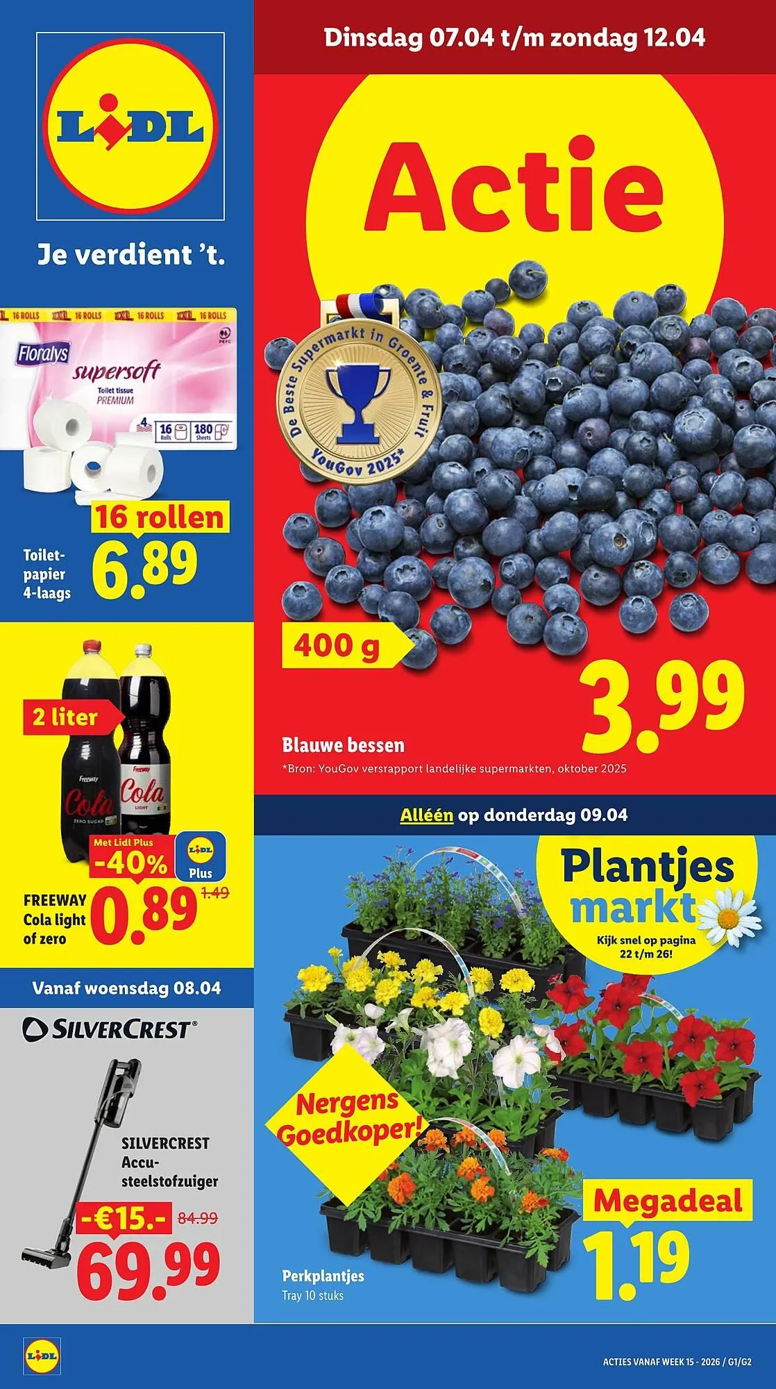 Lidl folder van 7 april tot 12 april 2026 - Folder pagina 1