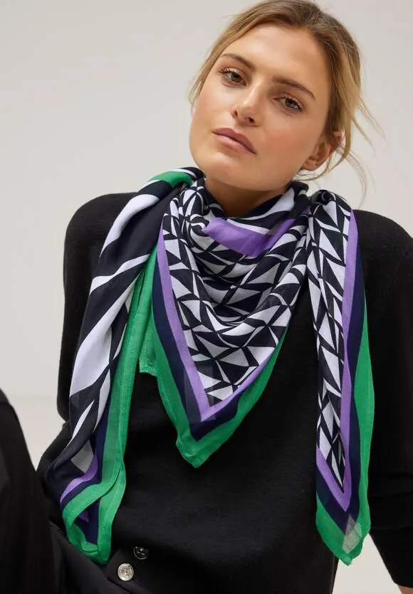 Modal halsdoek met print