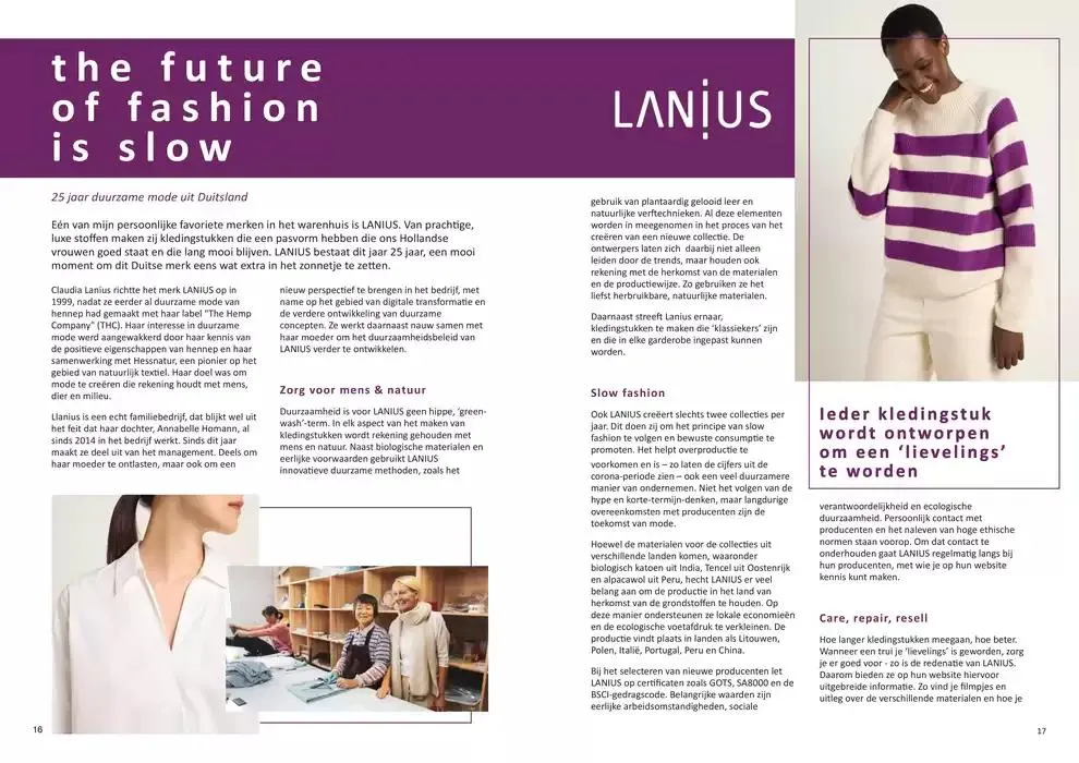 Ons magazine over vitaliteit, aandacht, eerlijkheid & bezieling van 9 oktober tot 22 december 2024 - Folder pagina 9