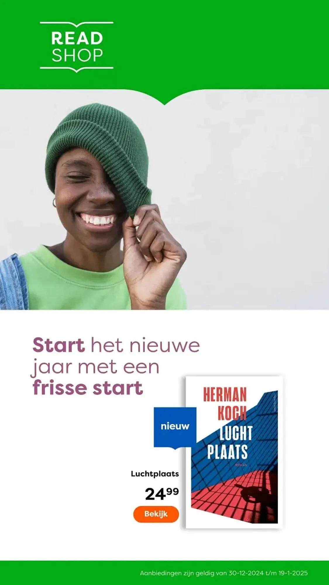 The Read Shop folder van 30 december tot 19 januari 2025 - Folder pagina 1