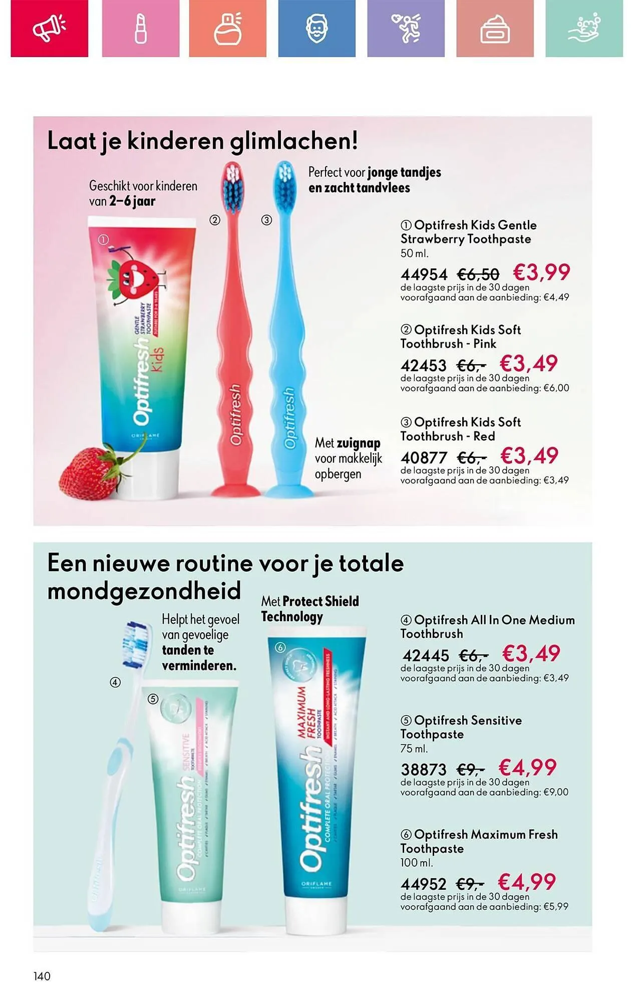 Oriflame folder van 22 juni tot 12 juli 2025 - Folder pagina 140