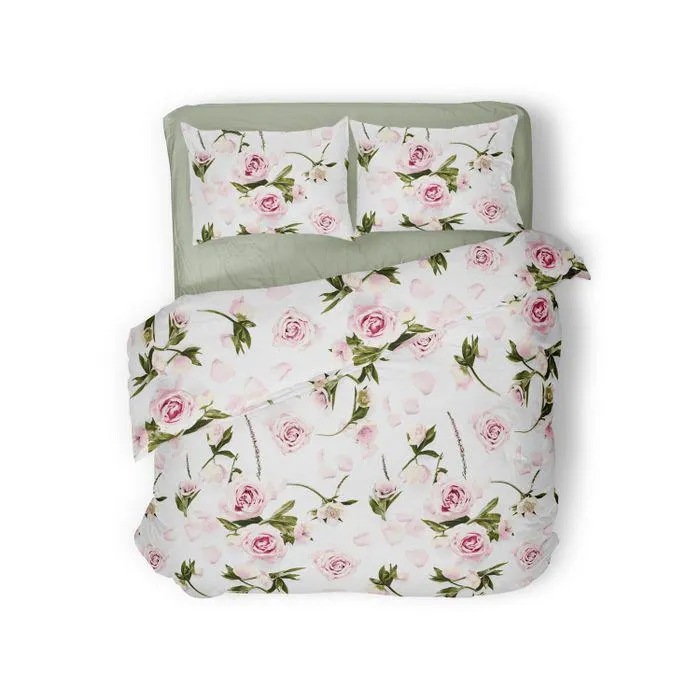 Elegance Dekbedovertrek Micropercal Rosi - multi