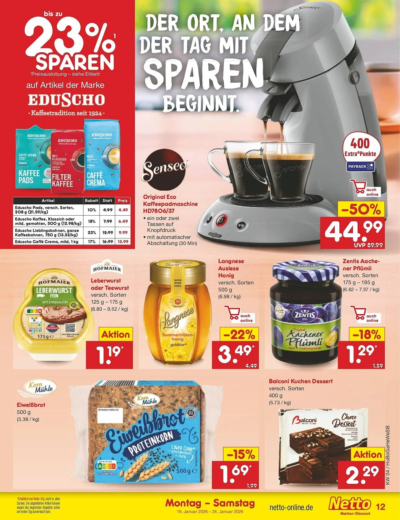 Netto Marken-Discount DE folder van 19 januari tot 24 januari 2026 - Folder pagina 14