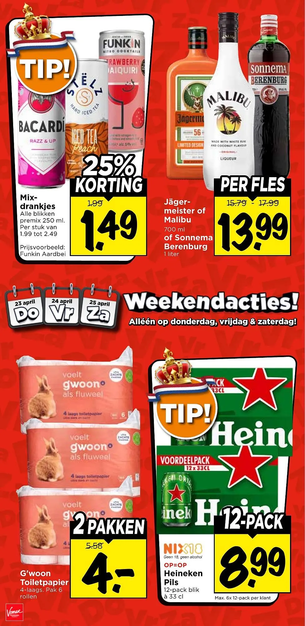 Vomar Voordeelmarkt folder van 19 april tot 25 april 2026 - Folder pagina 40
