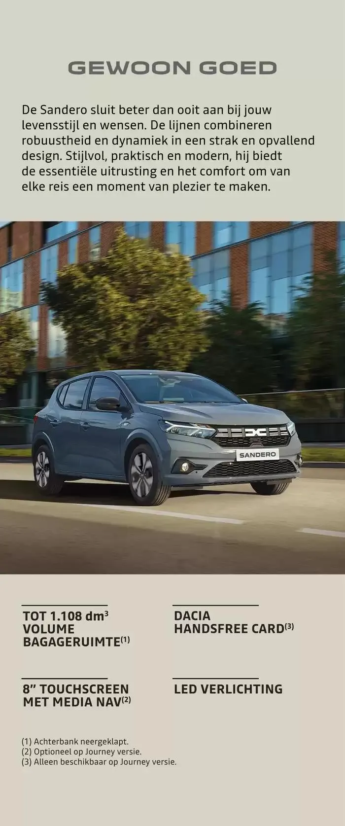 Dacia Sandero van 28 november tot 30 juni 2025 - Folder pagina 2