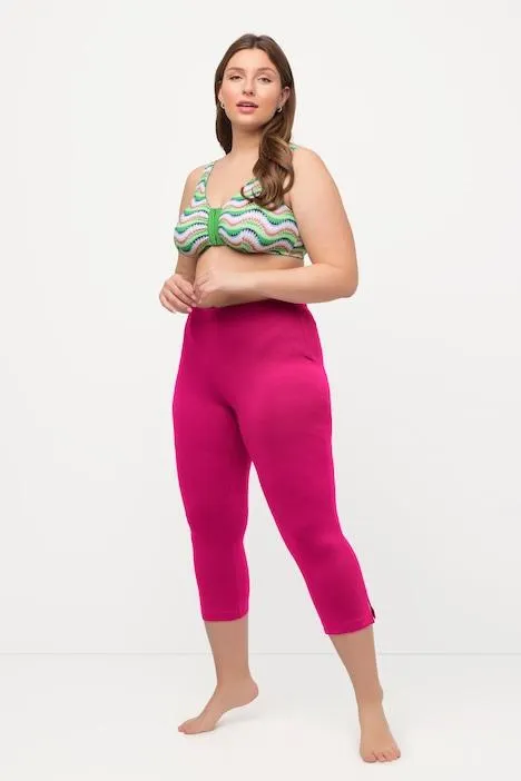 Capribroek, 7/8-lengte, elastische tailleband, tot maat 66/68