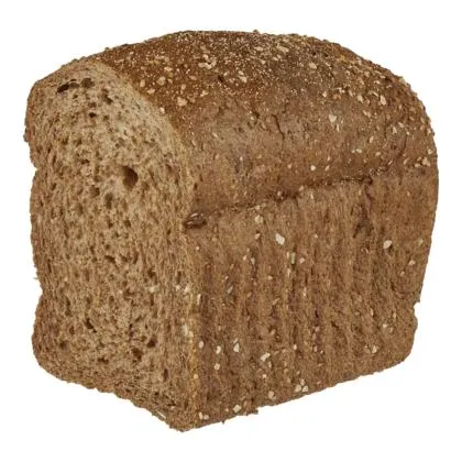 Rond donker meergranen half