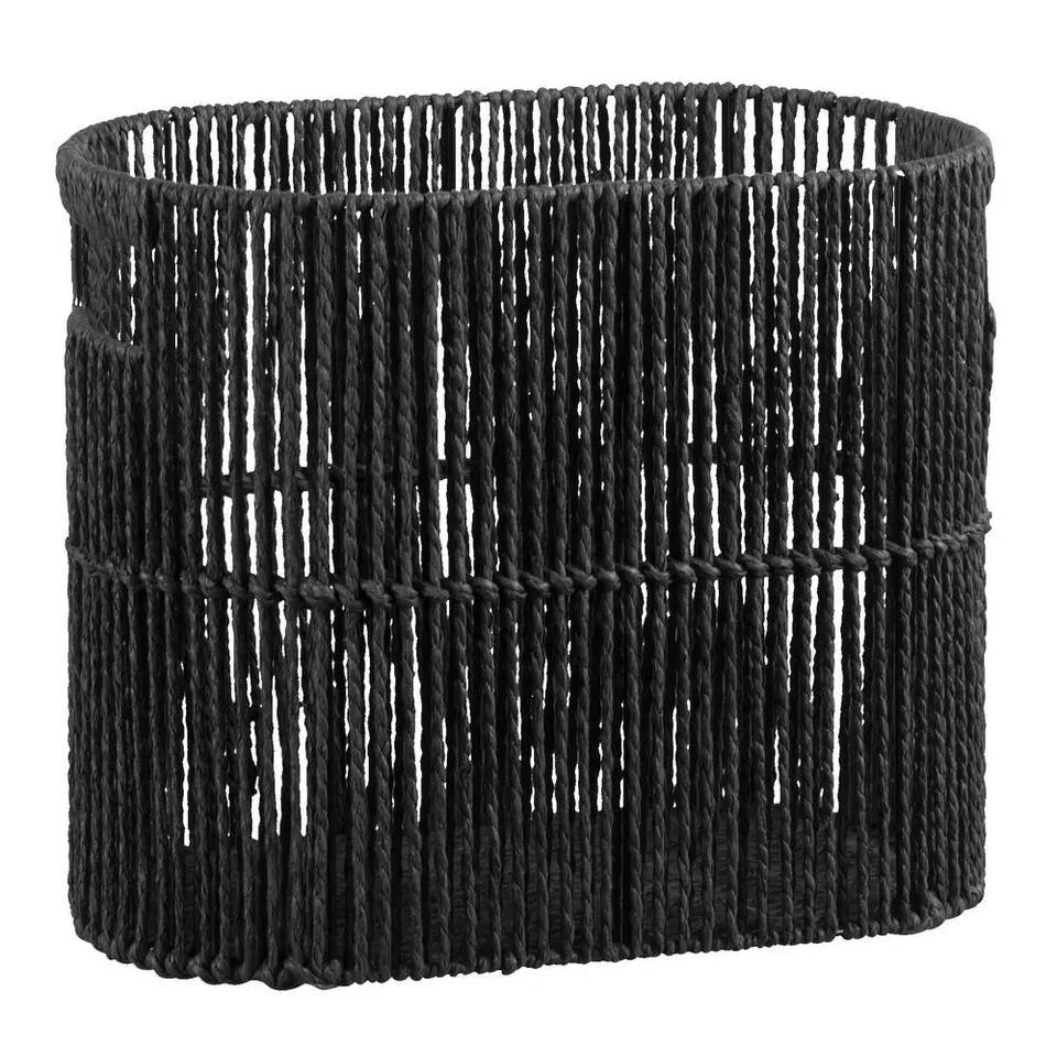 Mand Palma - Zwart - 30x36x20 cm