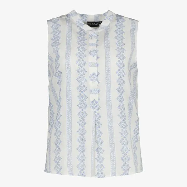 TwoDay dames blouse mouwloos wit