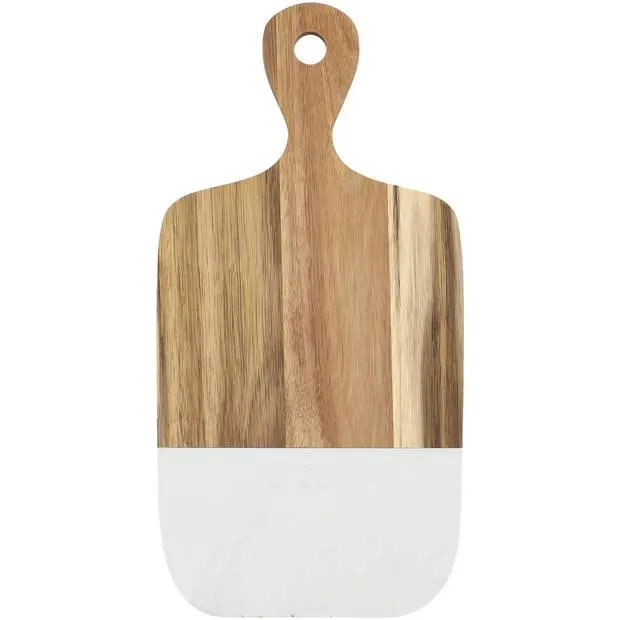 Blokker City Oasis serveerplank - marmer/hout - 40x20cm