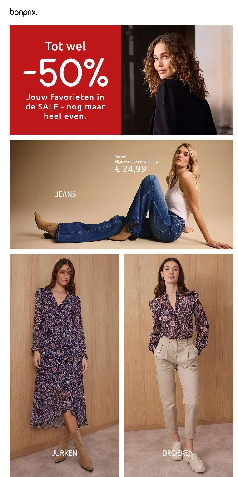 Bonprix Actuele folder van 3 maart tot 9 maart 2025 - Folder pagina 1