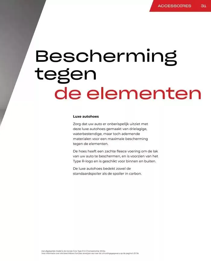 Civic Type R van 19 november tot 30 juni 2025 - Folder pagina 31