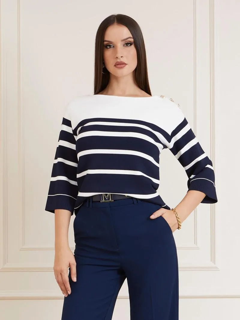 Marciano sweater met sierknopen