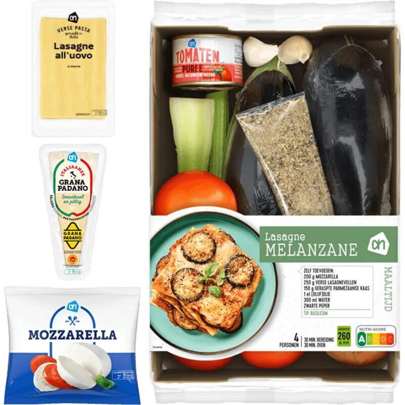 AH Lasagne melanzane verspakket vega