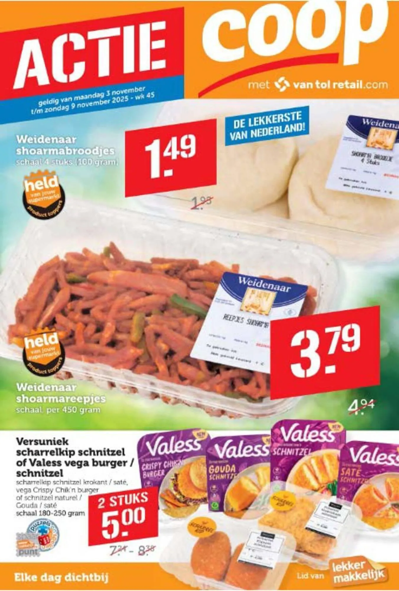 Lekker Makkelijk folder van 3 november tot 9 november 2025 - Folder pagina 1