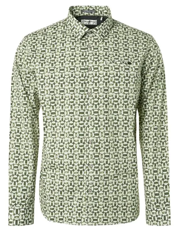 No Excess Overhemd met print 21430813