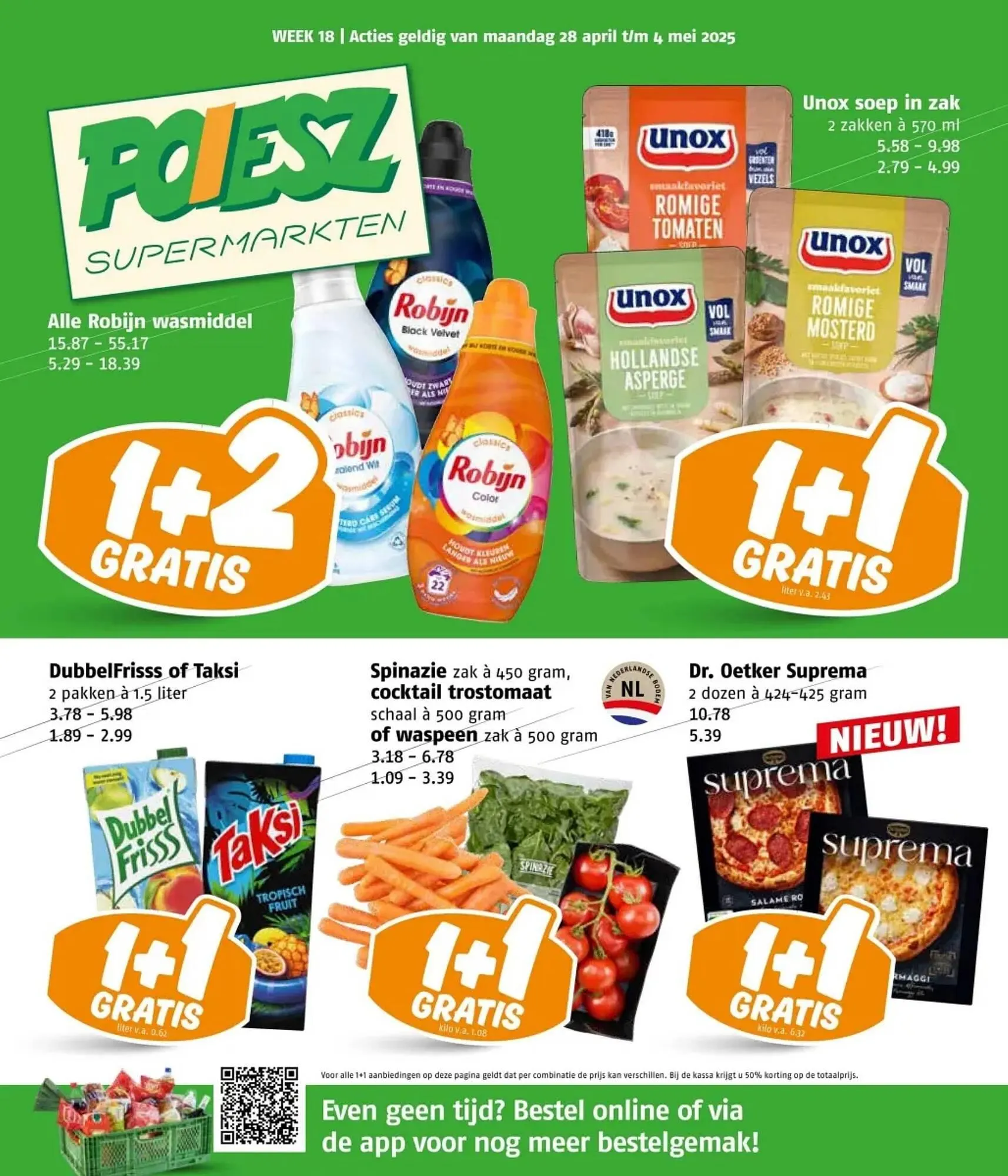 Poiesz folder van 28 april tot 4 mei 2025 - Folder pagina 1