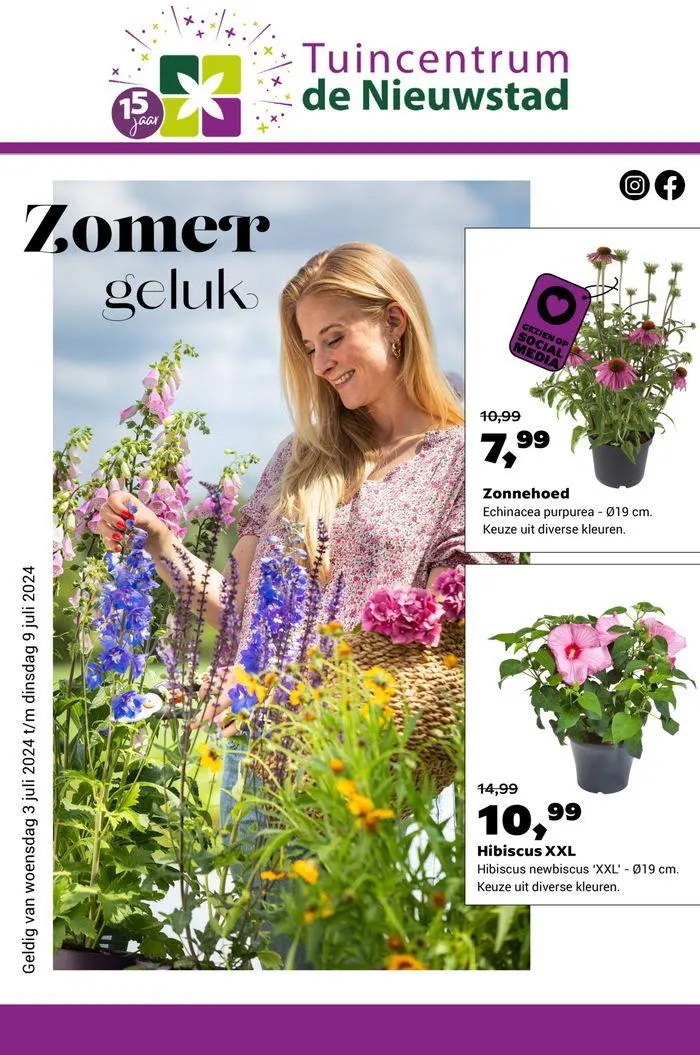 Tuincentrum de Nieuwstad folder - 1