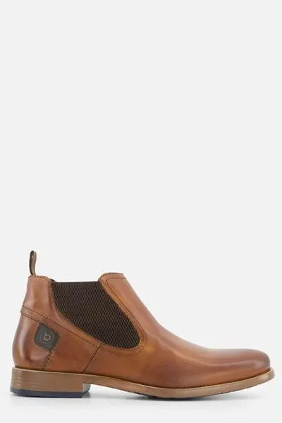Bugatti Licio Eco Chelsea boots cognac Leer
