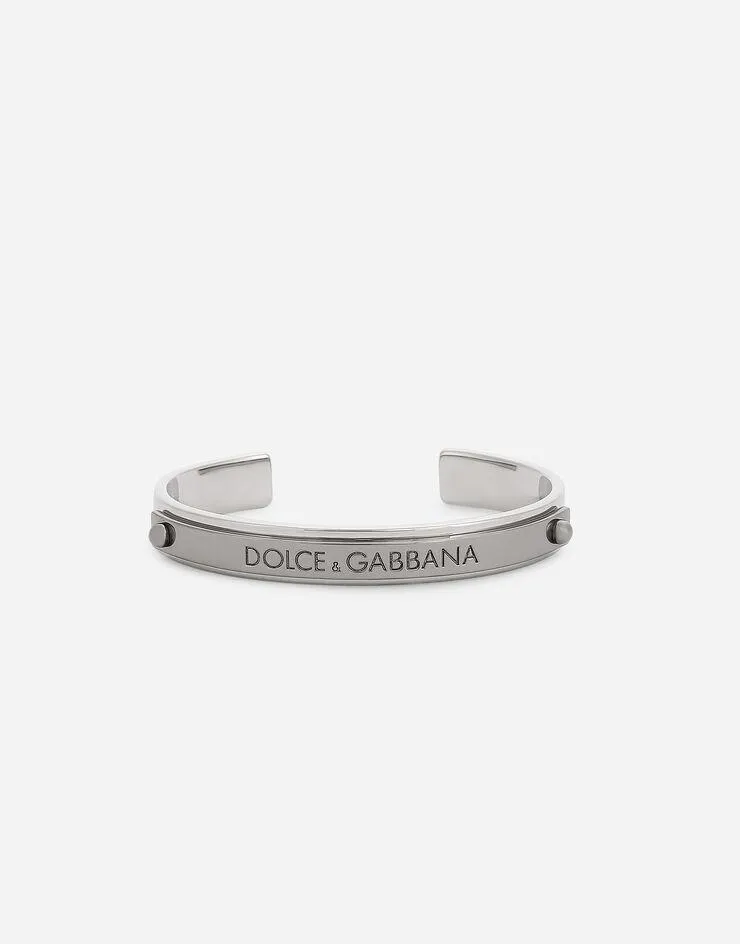 Bracelet rigide à logo Dolce&Gabbana