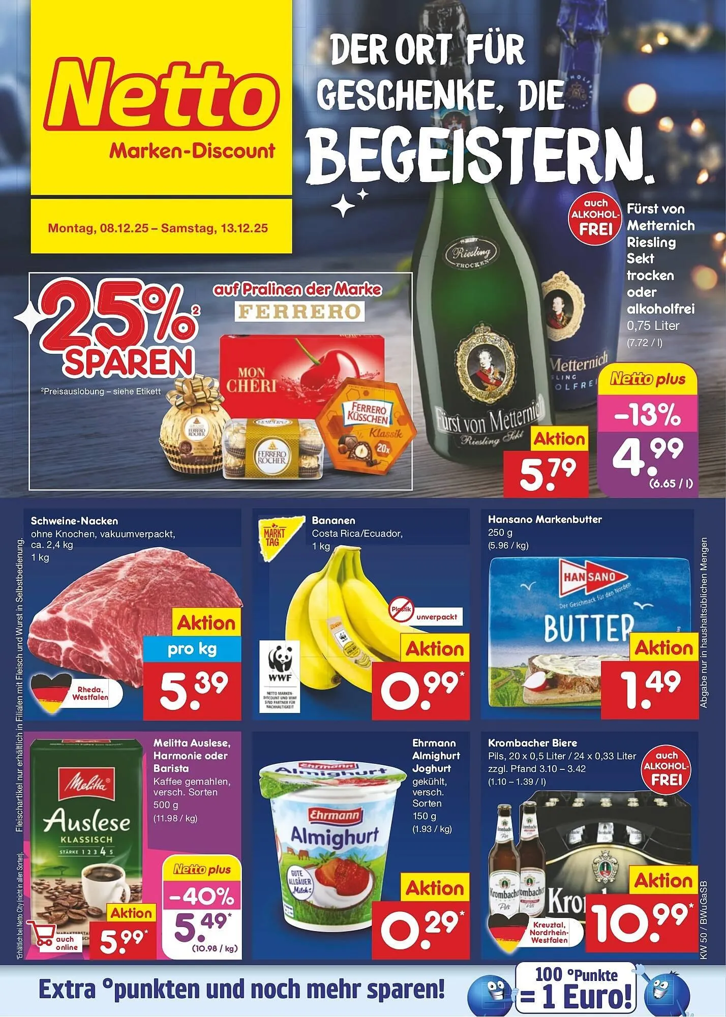 Netto Marken-Discount DE folder van 8 december tot 13 december 2025 - Folder pagina 1