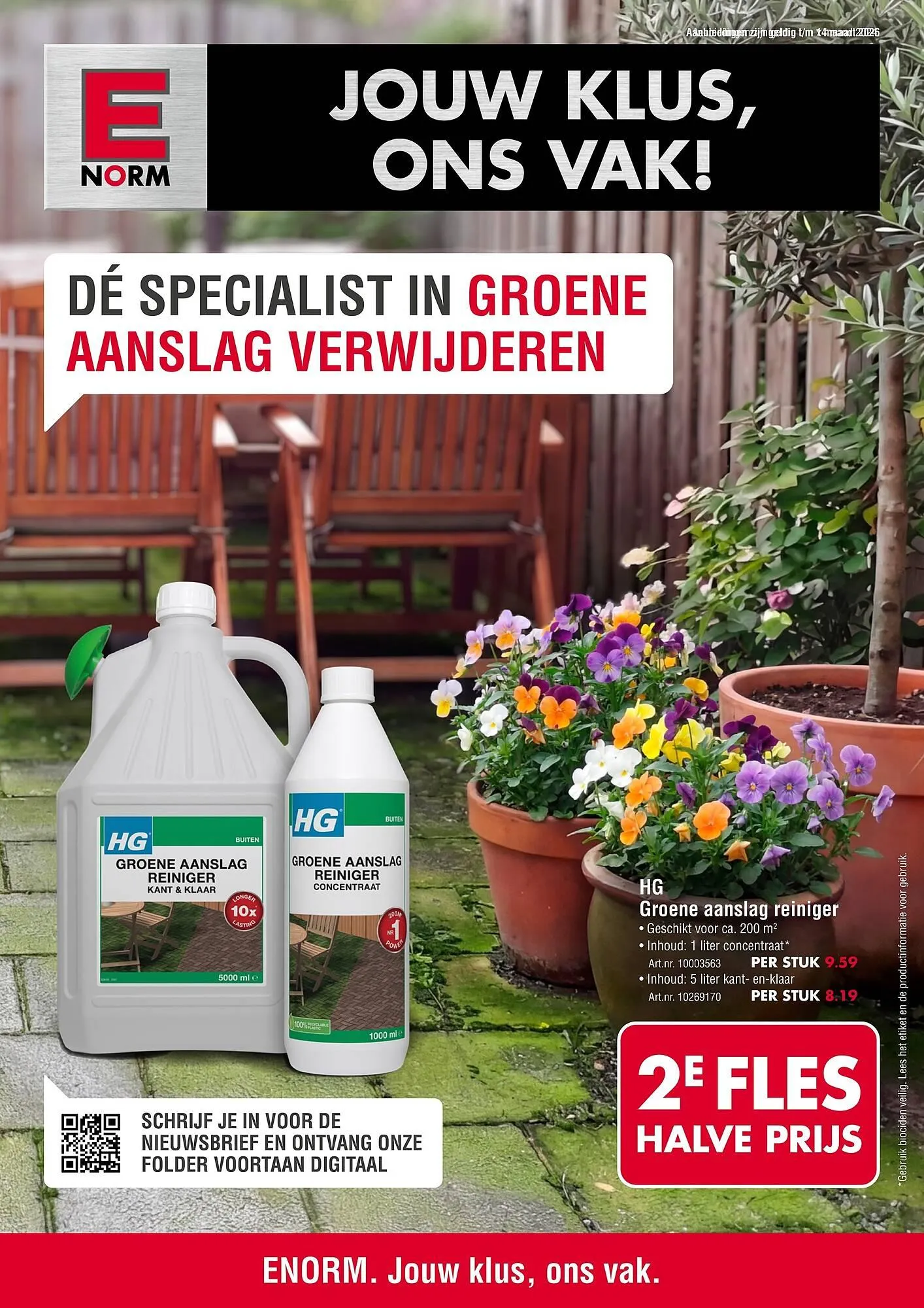 Enorm folder van 2 maart tot 14 maart 2026 - Folder pagina 1