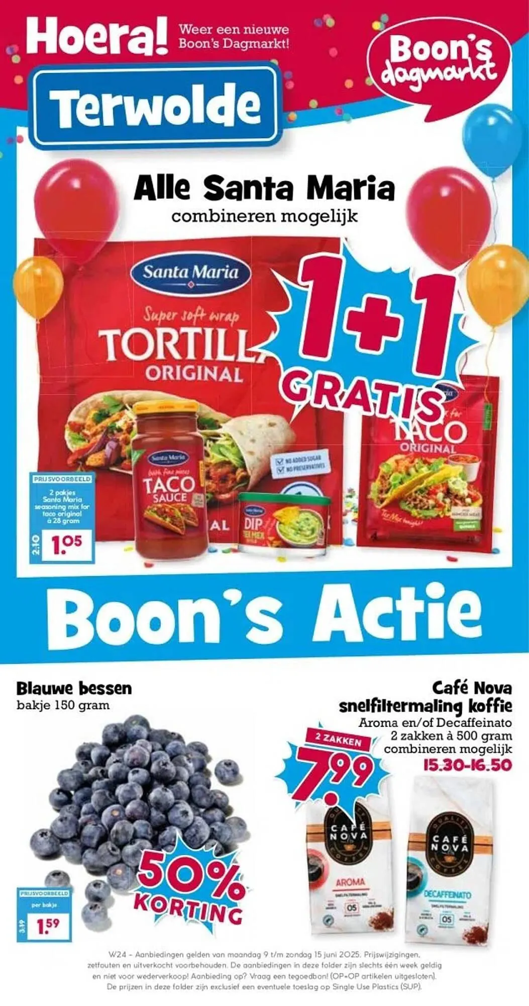 Boon`s Markt folder van 9 juni tot 15 juni 2025 - Folder pagina 1