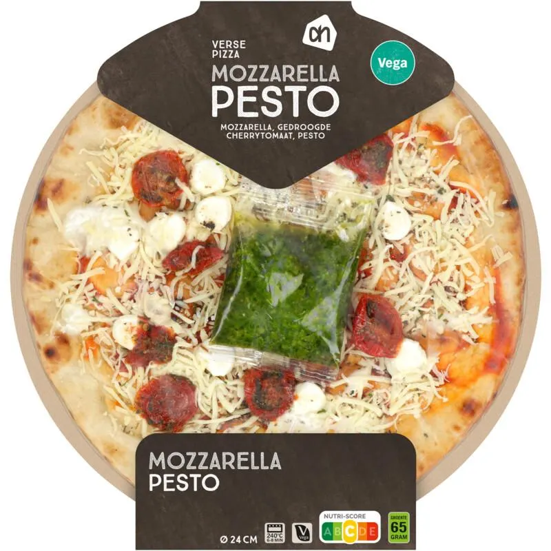AH Verse pizza mozzarella pesto