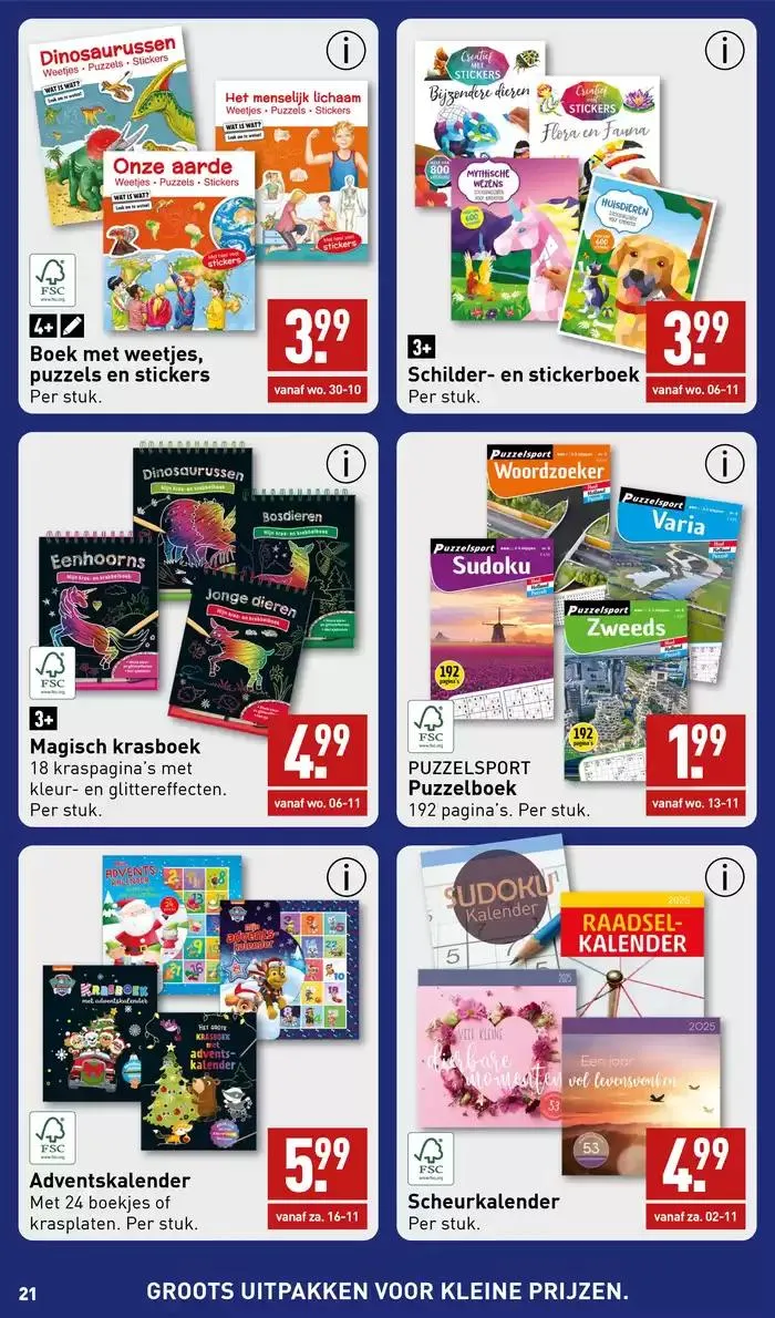 Topdeals en kortingen van 28 oktober tot 11 november 2024 - Folder pagina 21