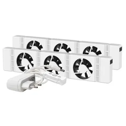 SpeedComfort radiatorventilator Duo wit