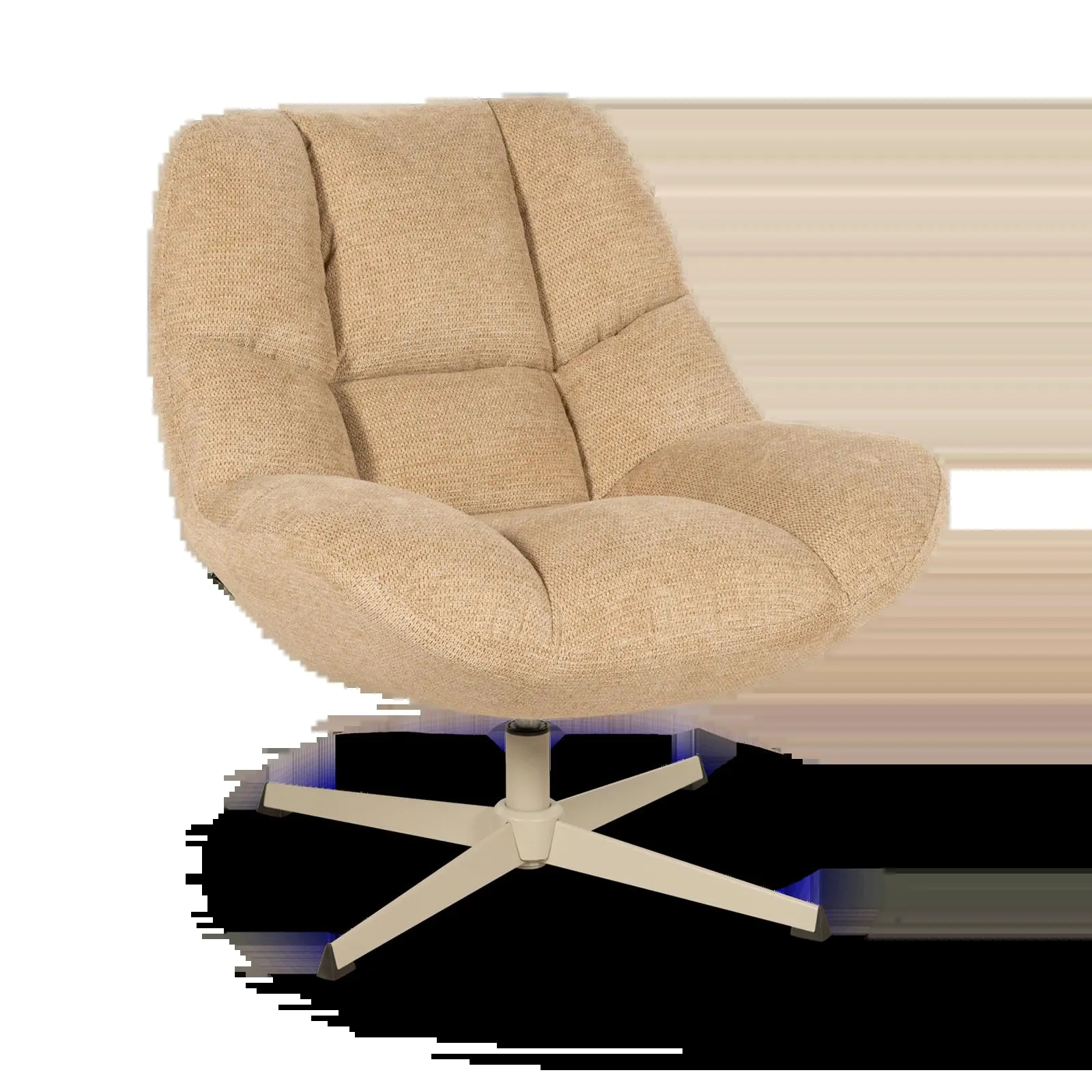 Draaifauteuil James (pepper) - Aragon Beige