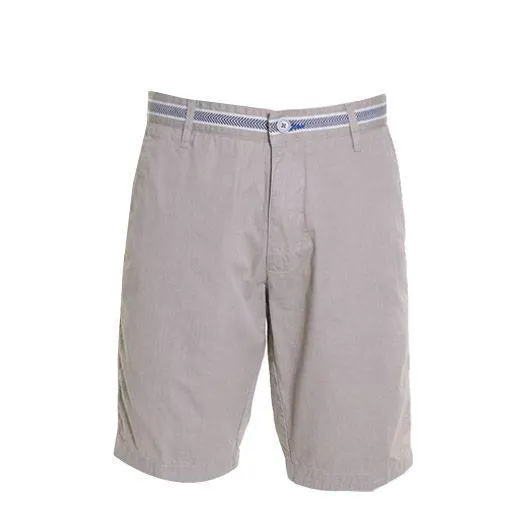 Katoenen Chino Korte Broek Beige