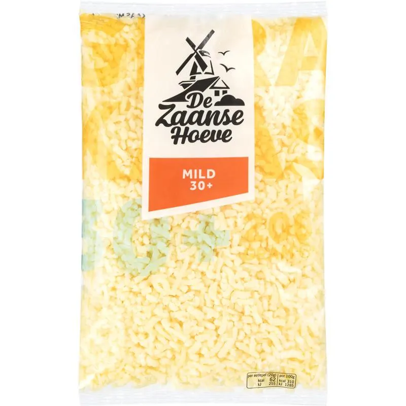 De Zaanse Hoeve Mild 30+ geraspt
