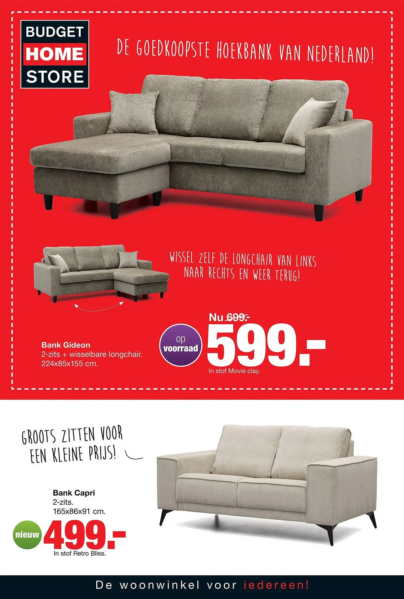 Budget Home Store folder van 11 oktober tot 9 november 2025 - Folder pagina 1