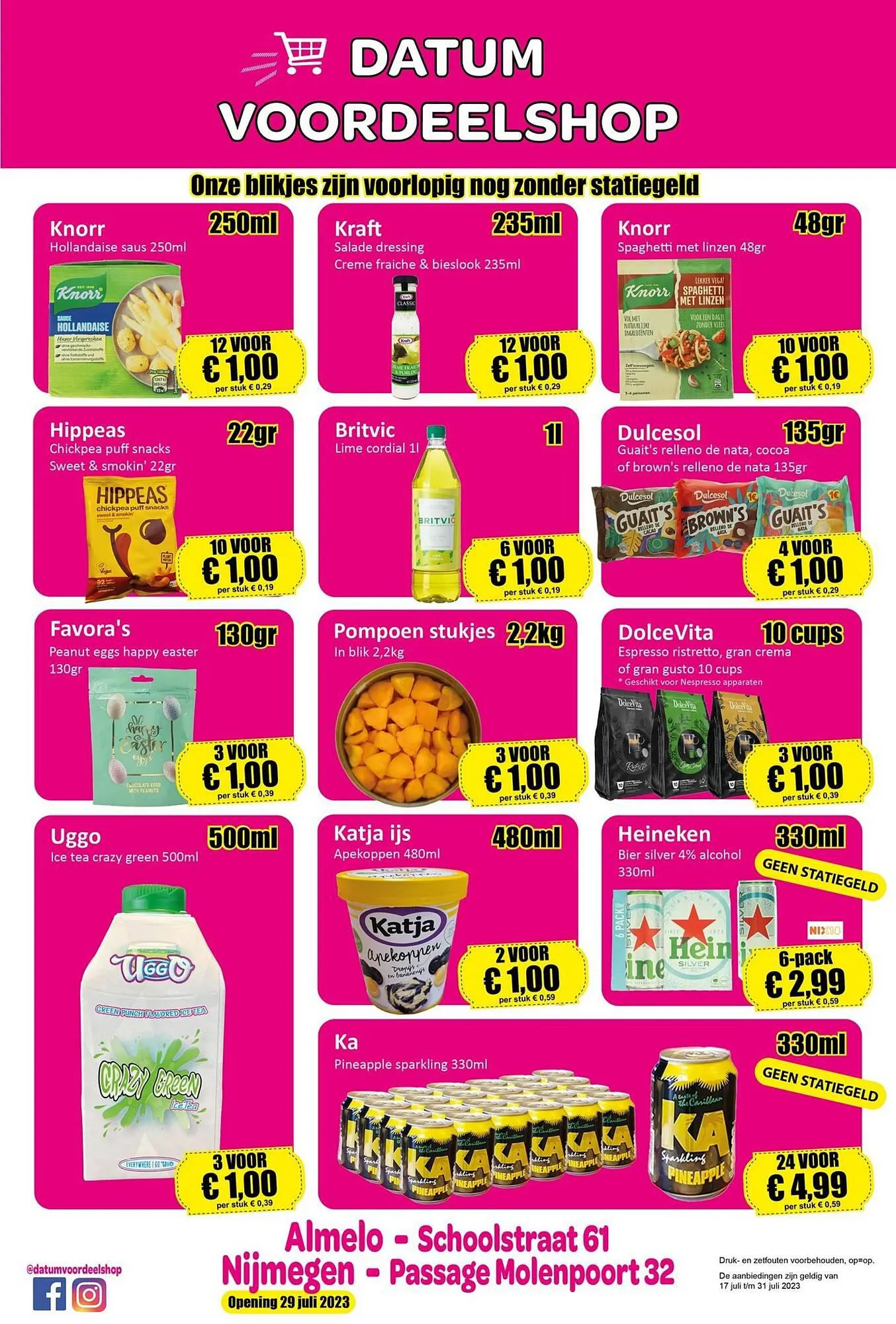 Datum Voordeelshop Folder - 1